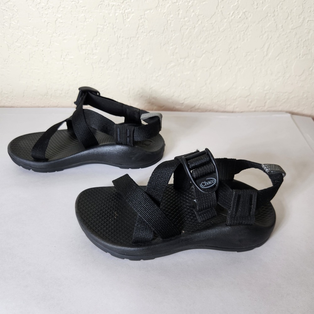 Chaco Kids Z1 Ecotread Black Sport Sandals J180197 Size 1